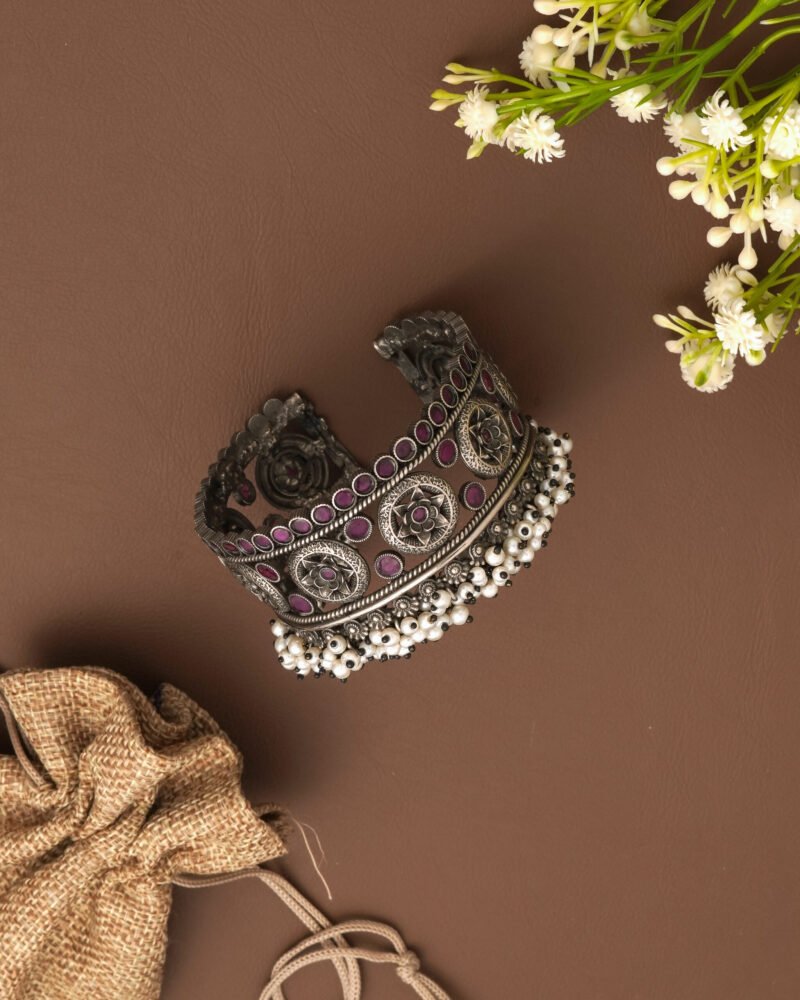 Rustic Oxidised Kada